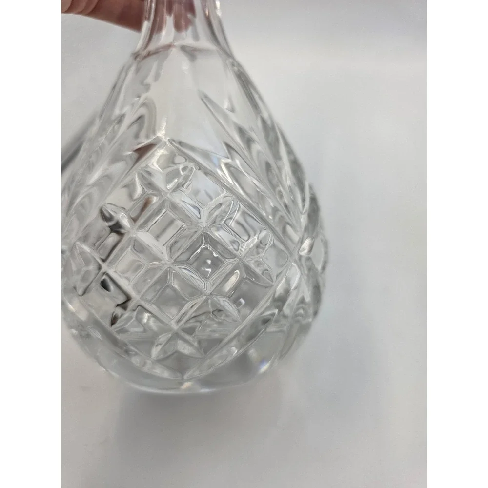 Galway Irish‎ Crystal Decanter and 3 Wine Glasses Set Clear Cut Glass Barware